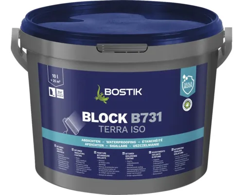 Hidroizolație fundație Bostik Block B731 10 litri buc