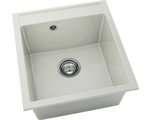 Chiuvetă bucătărie marmură compozită 1 cuvă FAT Avangard 224 51x46 cm fără picurător Granit Polar buc