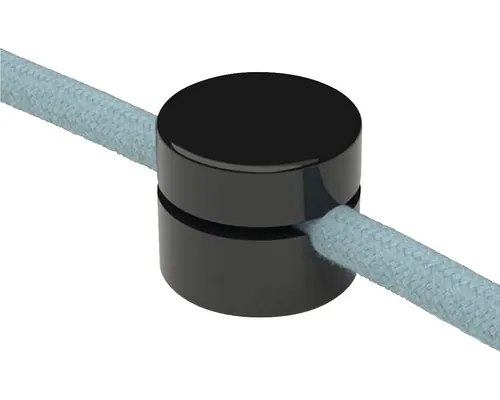Suport ornamental de perete/tavan Creative-Cables pentru pozat cablu pendule, negru buc