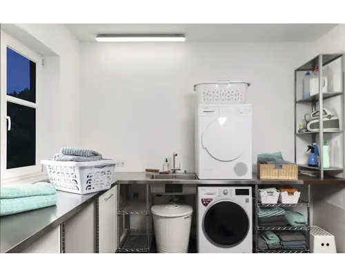 Corp iluminat cu LED integrat Ledvance 48W 4000 lumeni, lumină neutră, protecție la umiditate IP65 buc