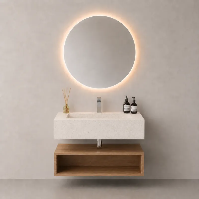 LAVOAR DIN CERAMICA CORE MIX WHITE, 80X47X20 CM