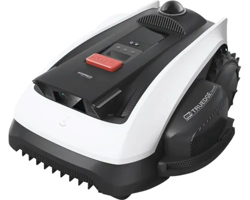 Robot de tuns iarba ECOVACS GOAT O1200 LiDAR Pro, 18V, 5Ah, pentru suprafețe de până la 1200 m², lățime de tăiere 22 cm, recunoaștere automată a ierbii, include lame de rezervă, compatibil cu SMART HOME de la Hornbach buc