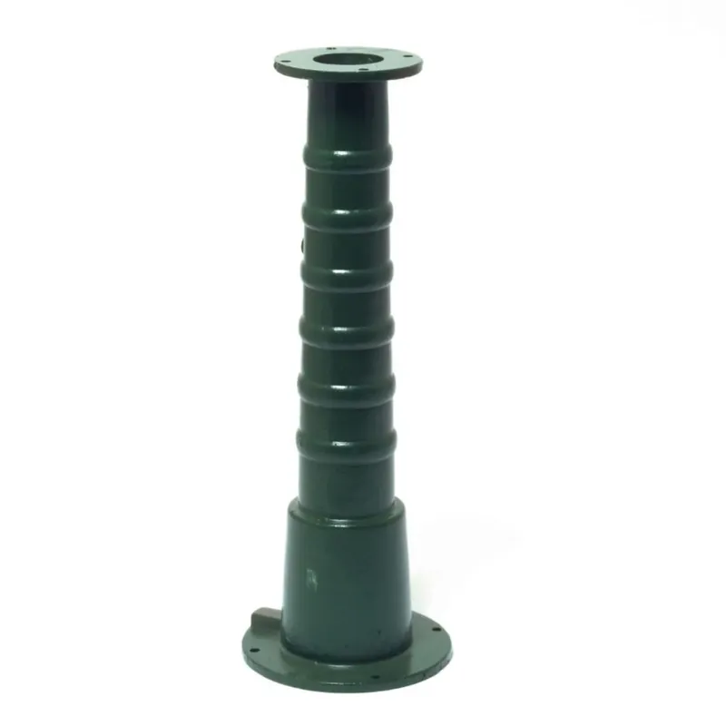 Suport pentru pompa manuala Nostalgie nr. 940101 si 0940109, decoratiune gradina / curte, din fonta, verde, H 65 cm buc
