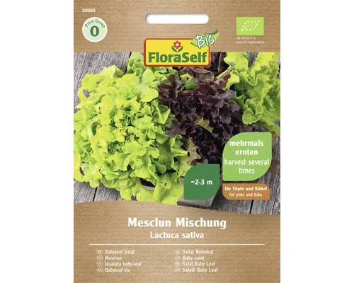 Bio Semințe de salată Baby-Leaf Mesclun mix FloraSelf Bio buc