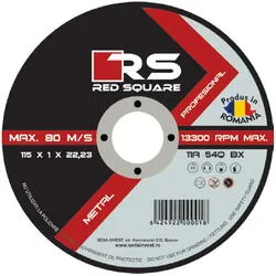 Disc profesional 115x2mm Red Square