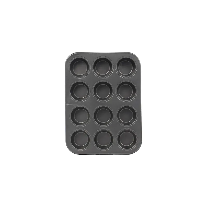 Forma de copt briose, otel cu acoperire teflon, dreptunghiulara, negru, 35 x 26.5 cm buc