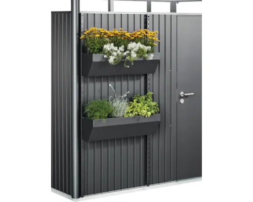 Jardinieră Biohort FloraBoard pentru 82x25x188 cm gri închis metalizat buc