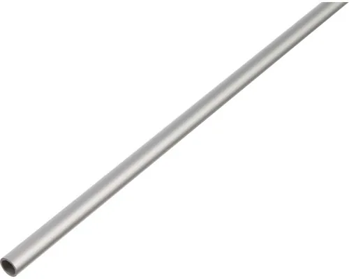 Țeavă aluminiu rotundă Alberts Ø15x1 mm, lungime 2,6m, argintiu, eloxată buc