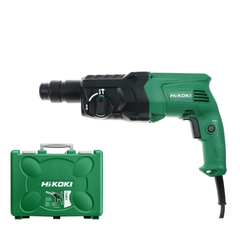 Ciocan rotopercutor Hikoki DH24PG, 730 W, cu cablu, 1050 rpm, SDS-plus, cu valiza buc