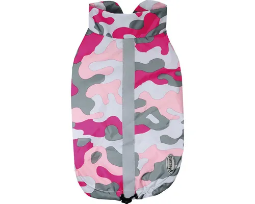 Pelerină câini Pollock XXS 25 cm camuflaj roz buc