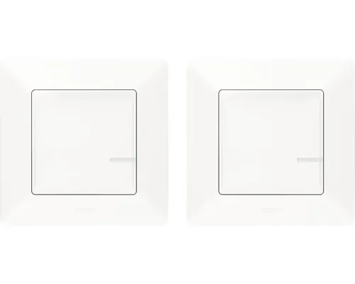 Set întrerupător simplu & întrerupător tip telecomandă Legrand Valena Life with Netatmo, alb, conexiune ZigBee, 2 piese buc