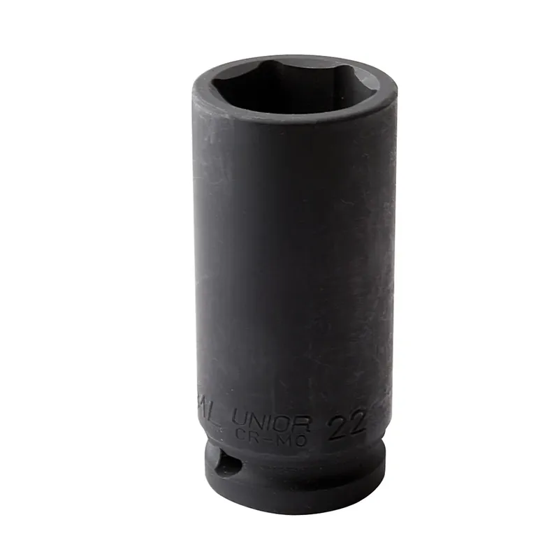 Cap cheie tubulara de impact, lunga, profil hexagonal interior, Unior 607926, 19 x 1/2 inch buc