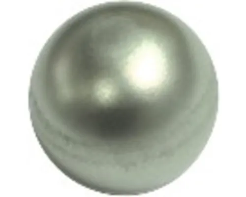 Capăt Gardinia Romana bilă argintiu satinat Ø 20 mm, set 2 buc.