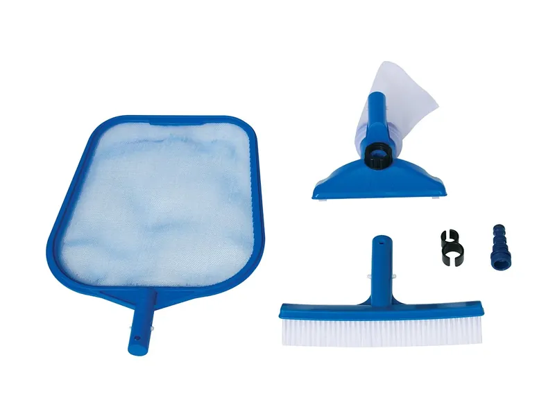 Kit intretinere piscina, cu cap de curatare, perie, plasa, Intex 29056 buc