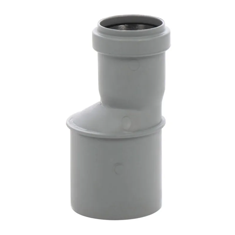 Reductie excentrica polipropilena, pentru scurgere, gri, D 40 mm - D 32 mm buc