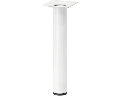 Picior mobilă rotund Tarrox Ø30x100 mm, alb buc