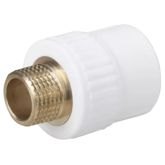 Racord PPR, FE, 40 - 1 1/4, Alb (adaptor PPR)