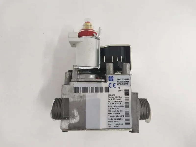 Vana gaz, SIT, 845 SIGMA, 0845109, pentru MASTER INOX, 1-37MBAR, 3/4"FE, EV1-EV2 230V/50HZ, MD 9VCC