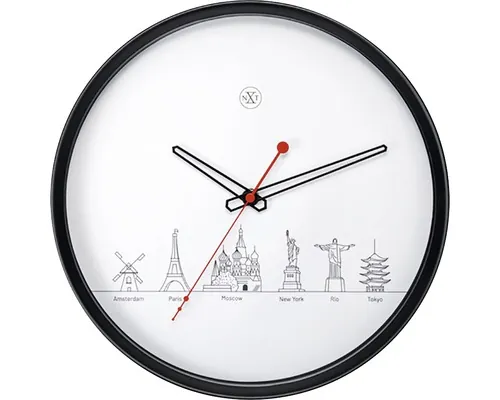 Ceas perete NeXtime Worldtour Ø 30 cm buc