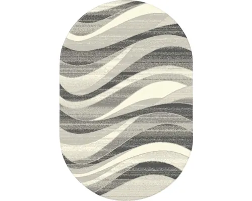Covor oval Soho 1799 gri 80x150 cm buc