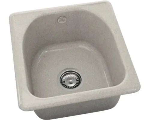Chiuvetă bucătărie granixit 1 cuvă FAT Sahara 43x46 cm nisip buc