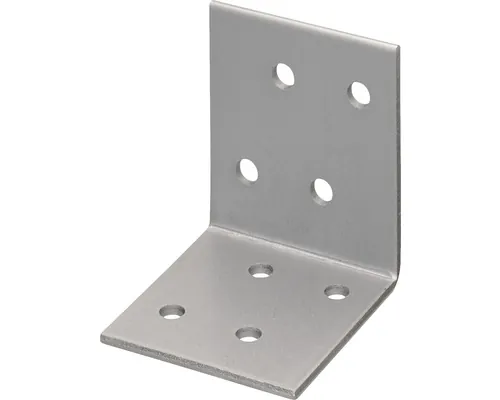 Colțar metalic perforat Alberts 40x40x40x2 mm, oțel zincat Sendzimir buc