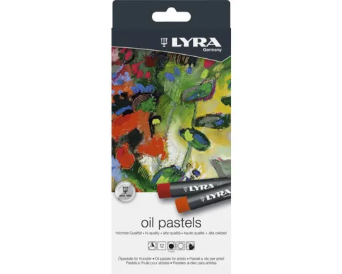 Set 12 pasteluri uleioase Lyra buc