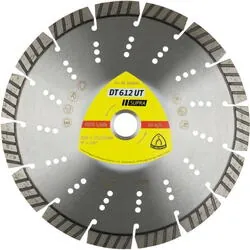 Disc diamantat universal dt/supra/dt612ut/s/125x2,4x22,23/9st/12 334045 Klingspor