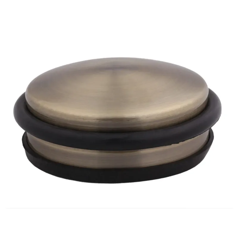 Opritor usa pentru pardoseala, Stop05, otel aliat + cauciuc, antic bronz, 105 mm buc