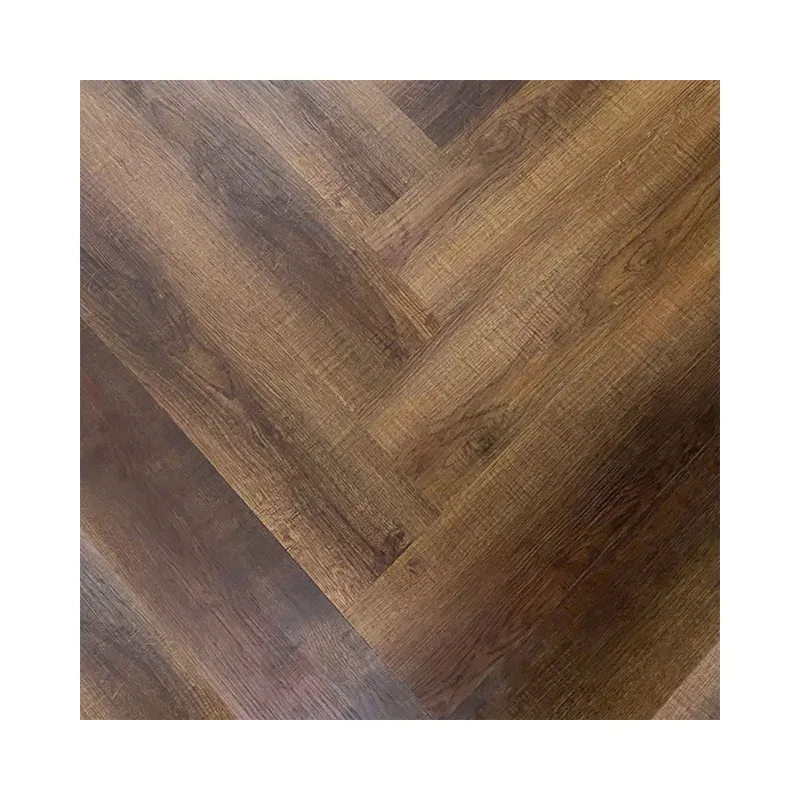 PARCHET SPC BURNT HICKORY ZZ104 HERRINGBONE, LEFT LOCKING, 145X610 MM, 4.5+1 MM