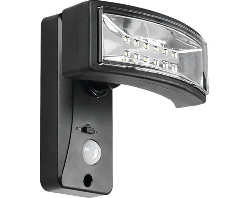 Proiector solar cu LED Rabalux Valpovo 300 lumeni 4000K, senzor de mișcare, negru buc