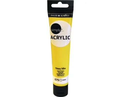 Culoare acrilică Simply 675 Primary Yellow 75 ml buc