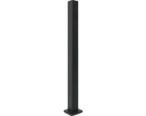 Stâlp gard VIRTUOSO 9x9x190 cm gri antracit buc