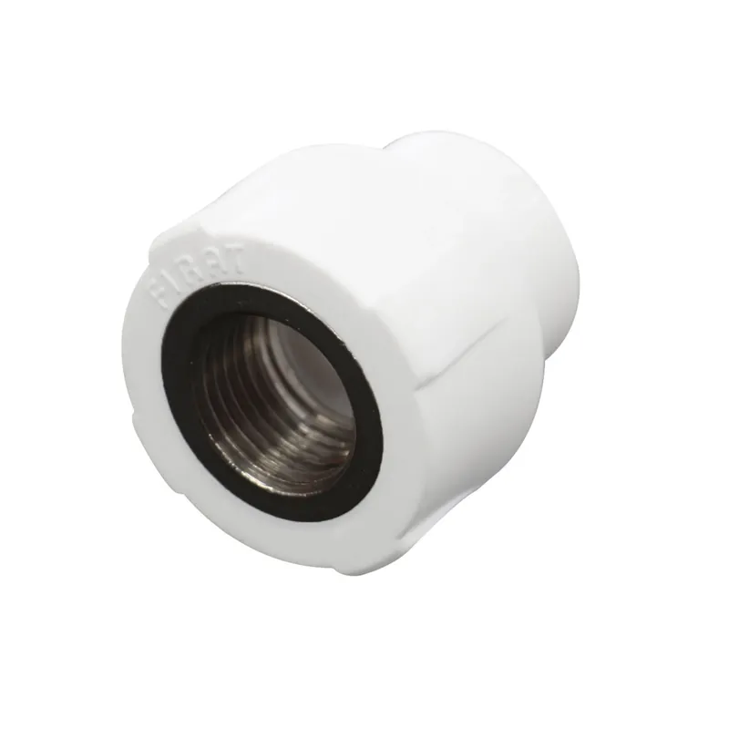 Racord PPR, D 25 mm x 1/2", filet interior, alb buc