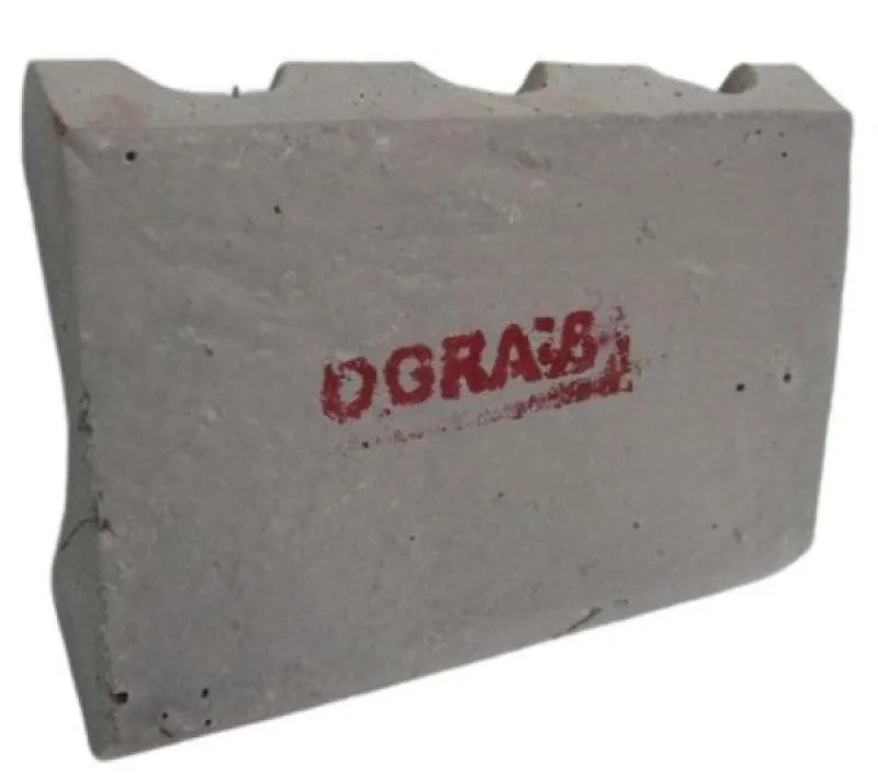 Ceramica refractara focar, fata/spate, Vision, 245x130x121mm, pentru cazan Vision OG-40,60kW, Vision VG-80,100kW