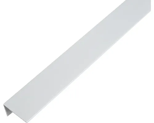 Cornier plastic Alberts 25x15x1 mm, lungime 1m, gri buc