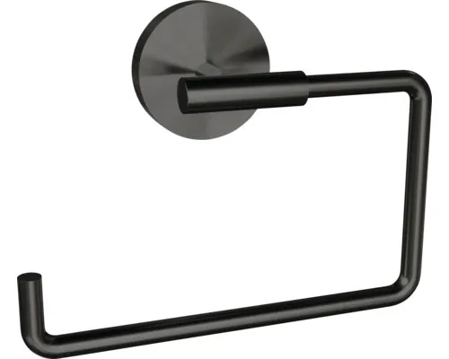 Suport hârtie igienică fără apărătoare REIKA SAKU gun metal buc