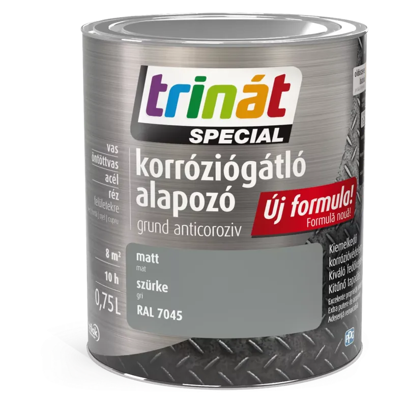 Grund pentru fier Trinát Special Grund Anticoroziv Gri RAL 7045 0.75L