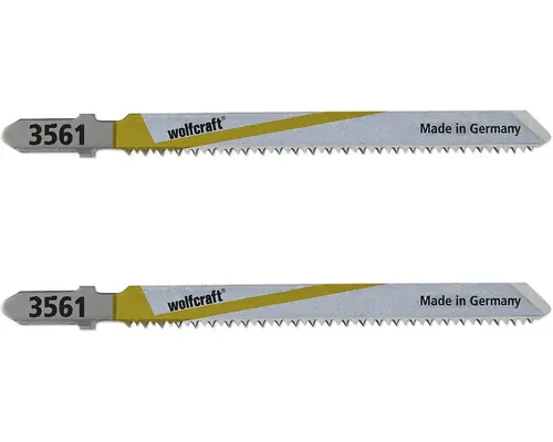 Pânze fierăstrău pendular Wolfcraft 3561 100/75 mm, pentru lemn & plastic, 2 bucăți pac