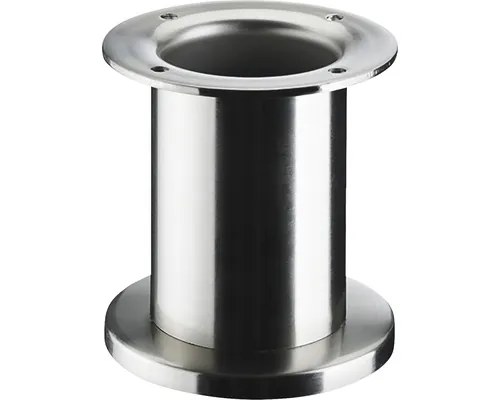 Picior mobilă rotund Hettich Telanio Ø60x100 mm, oțel nuanță inox buc