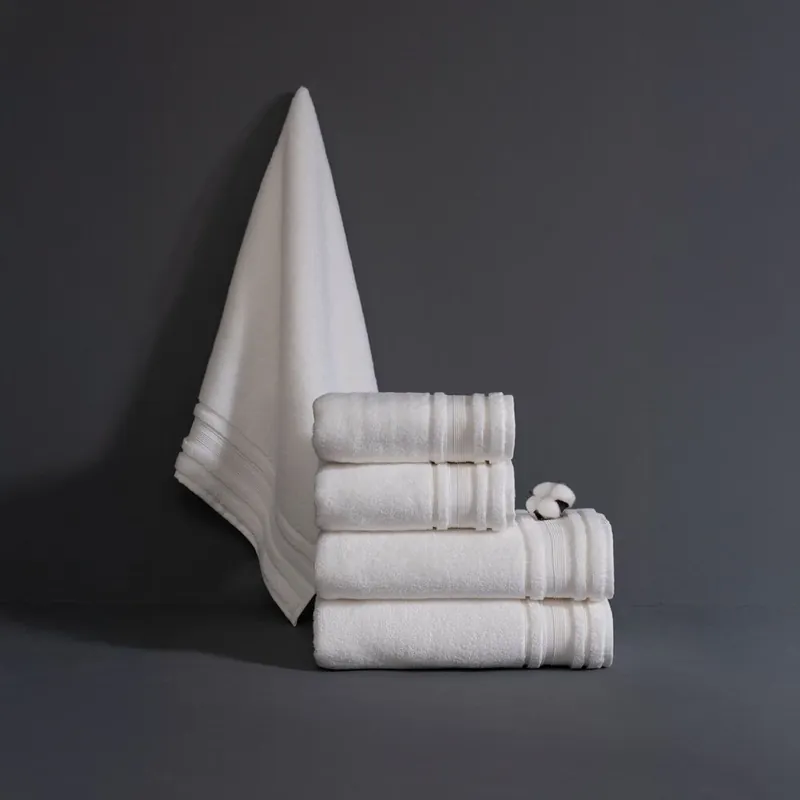 Set 3 prosoape bumbac, 500 g, 50x90/70x130/100x150 cm, alb