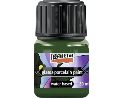 Culoare pentru sticlă și porțelan Pentart verde 30 ml buc