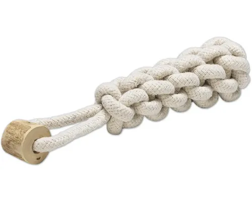 Jucărie câini Beeztees Osa S cu mâner lemn cca. 5x5x24 cm buc