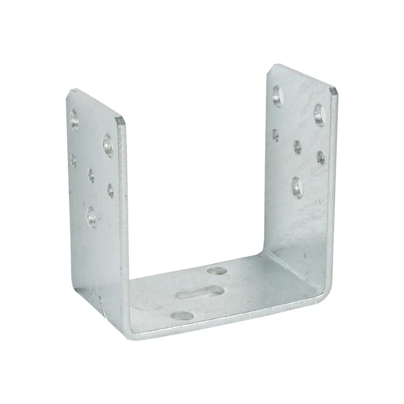 Suport stalp din tabla de otel zincat, 103 x 60 x 120 mm buc