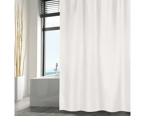 Perdea de duş MSV Textil 240x200 cm alb buc