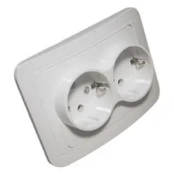 Priza dubla st cu cp 1004 Spin