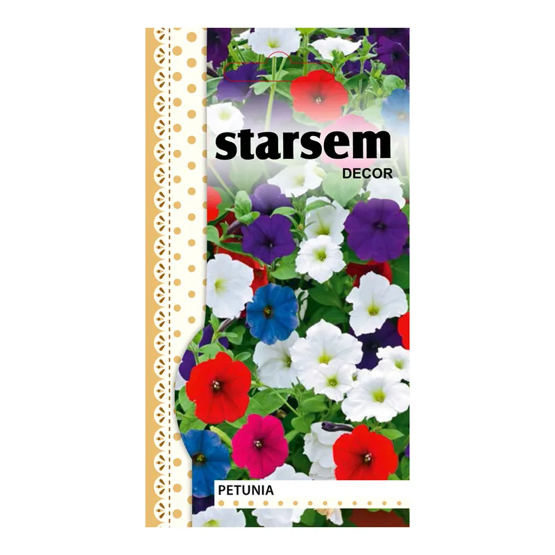 Seminte de petunie melanj, Starsem