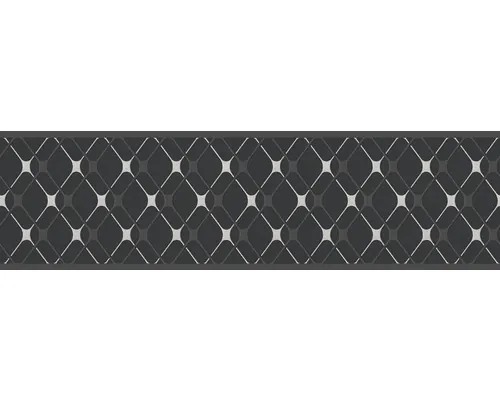 Bordură decorativă autoadezivă A.S. Création 3842-25 Only Borders model grafic negru 5 m x 17 cm rola
