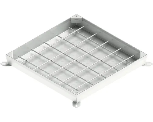 Capac ascuns VODALAND oțel zincat 40x40 cm PL 30x30 cm H 12 cm B125 buc