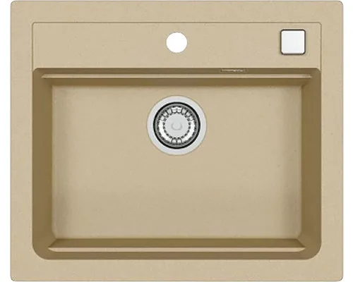 Chiuvetă bucătărie granital 1 cuvă ALVEUS Atrox 30 50x59 cm fără picurător Beige buc